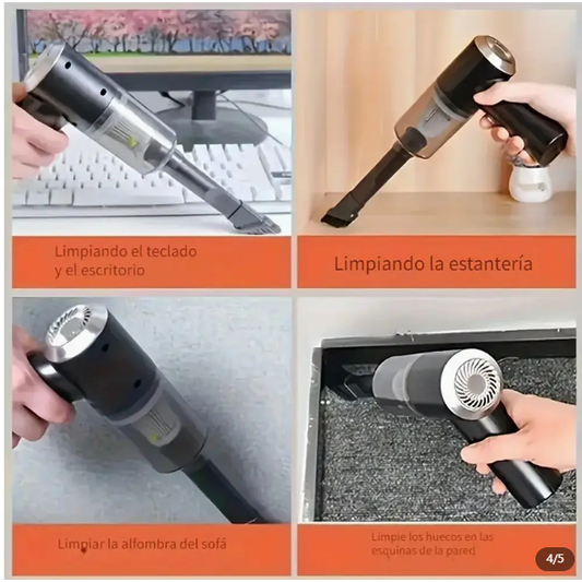 Mini Aspiradora Portátil Recargable Auto