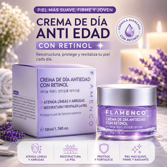 SkinCare Coreano Crema Retinol Dia/Noche