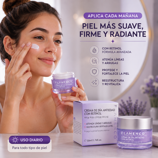 SkinCare Coreano Crema Retinol Dia/Noche